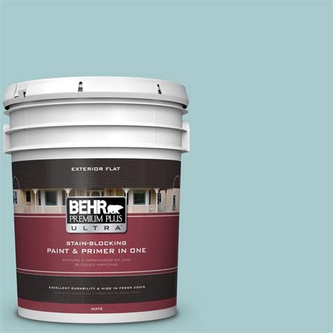 Read our behr paint reviews and learn if this brand is best for you. BEHR Premium Plus Ultra 5-gal. #PMD-95 Coastal Surf Flat ...