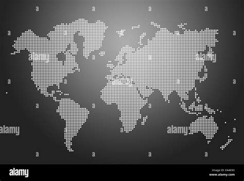 Image Of Modern World Map Illustration Stock Photo Alamy
