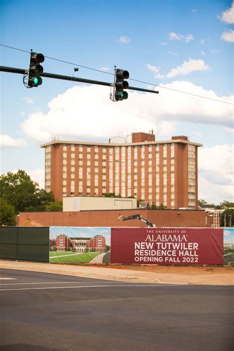 New Tutwiler Construction The University Of Alabama Residence Hall Hall House Hall