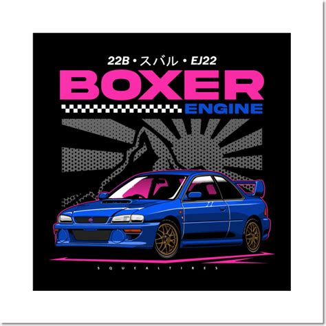 Subaru Impreza Wrx Sti 22b Subaru Posters And Art Prints Teepublic