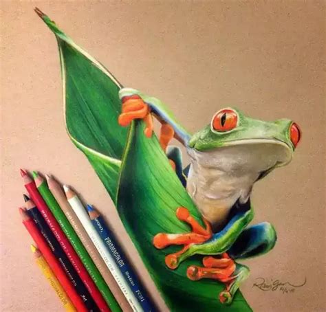 Fascinating Colored Pencils Works By Robin Gan Imgur Colored Pencil