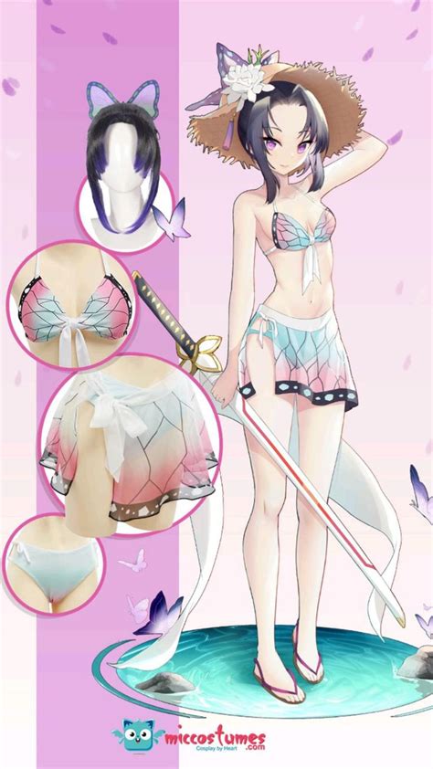 Shinobu Kocho Bikini In Swimsuit Cosplay Cosplay Anime Cosplay Costumes