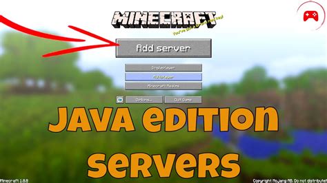 How To Join Server In Minecraft Java Edition Youtube