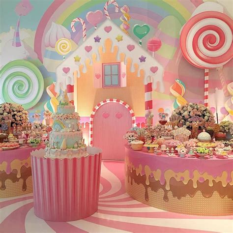 Festa Candy Landy Decoração Festa Infantil Festa Confeitaria Doces