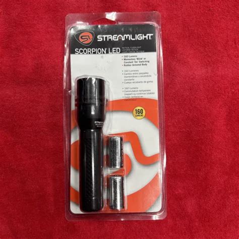 Streamlight Scorpion 2 Lithium Led Tactical Flashlight Black Nos 2700