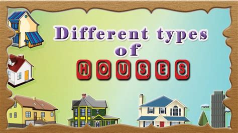Types Of Houses | Different Types Of Houses | Funny Kids ... Explanations with examples for treehouse, caravan, townhouse, teepee there are many types of buildings people from all over the world sleep in every night.