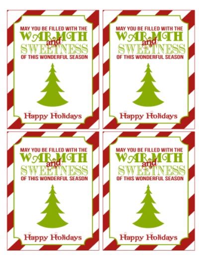 Christmas home decorations (christmas ideas free printables). Free Christmas gift tags and mini candy bar wrappers - Tip ...