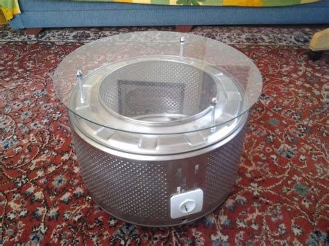 Did your washing machine break? Washing Machine Drum Coffee Table - Neatorama