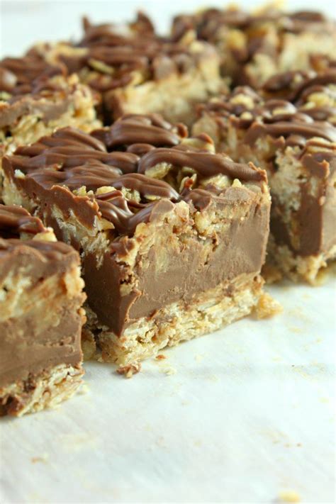 Bake your bars as directed and allow your healthy oatmeal bars to cool completely.cut into bars, then wrap individually in foil or plastic. Easy No-Bake Chocolate Oatmeal Bars | Recipe | Desserts ...