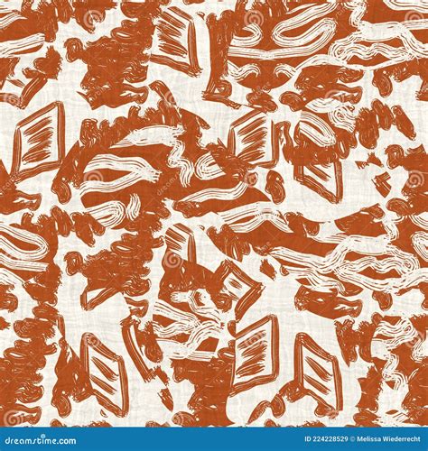 Seamless Two Tone Hand Drawn Brushed Effect Pattern Swatch Stock Image