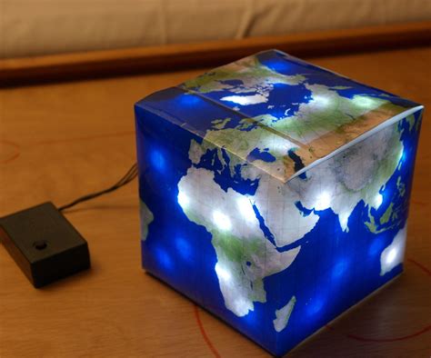 Cube Globe Lamp 6 Steps With Pictures Instructables