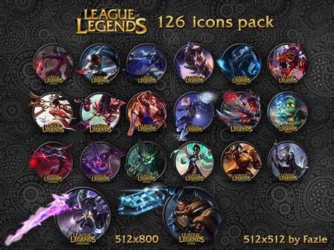 League Of Legends Icons By Fazie By Fazie69 On Deviantart
