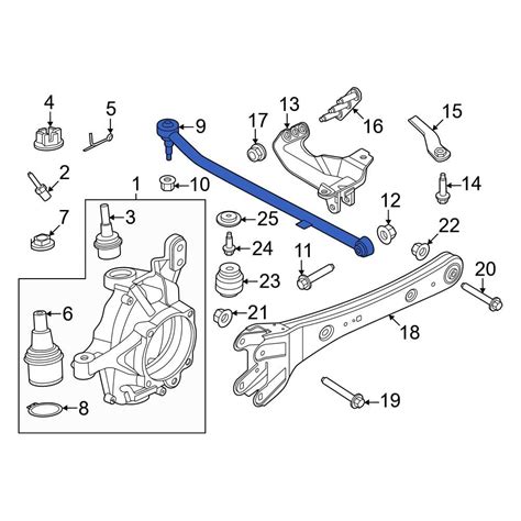 Ford Oe Hc3z3b239b Front Suspension Track Bar