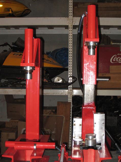 Extended Harbor Freight Central Hydraulics c-style 10 ton rocket press