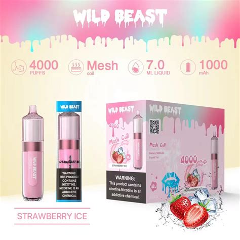 Strawberry Ice Wild Beast Disposable Vape