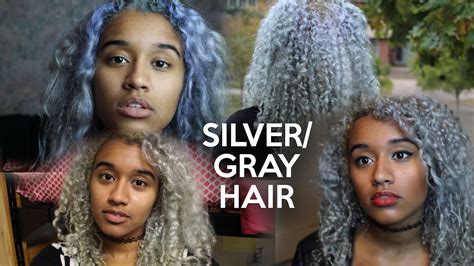 How to best cover gray hair at home. How To Dye Your Hair Silver / Gray | OffbeatLook - YouTube