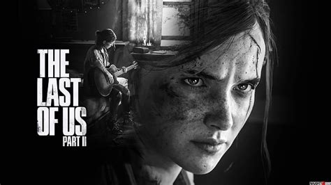 Hd Wallpaper The Last Of Us Part Ii Game Poster Girl Guitar Face