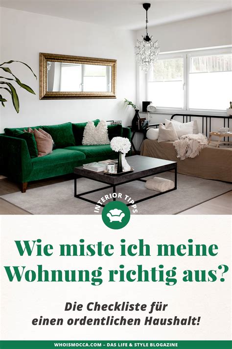 Wohnung ausmisten plan june (72) may (89) april (69) march (83) february (50) blog info 2020 (121) february (29) january (92) 2019 (879) december (77) november. Wie miste ich meine Wohnung richtig aus? Die Checkliste ...