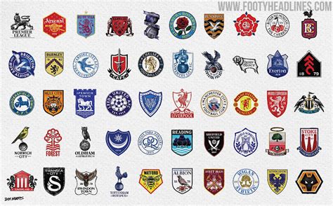 Tadellose Arbeit 49 Neu Gestaltete Premier League Logos Von Daniel