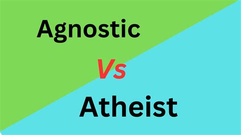 What Is The Difference Between Agnostic And Atheist Core Differences
