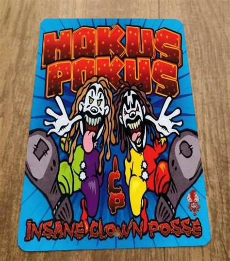 icp hokus pokus insane clown posse artwork 8x12 metal wall sign everything else