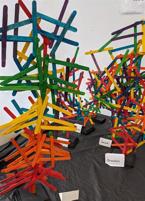 Popsicle Stick Sculpture Art4children