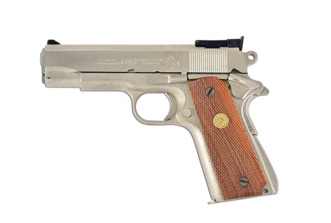 M Colt Combat Commander 9mm Semi Automatic Pistol Auctions And Price