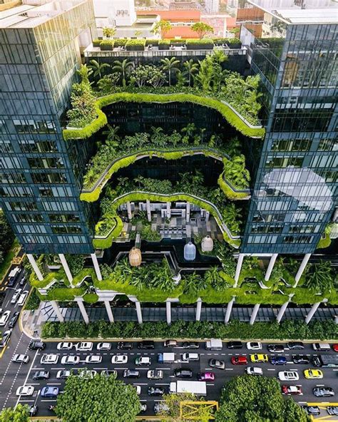 Edificio Vo Terrazas Verdes Y Jardinales Verticales En Singapur La