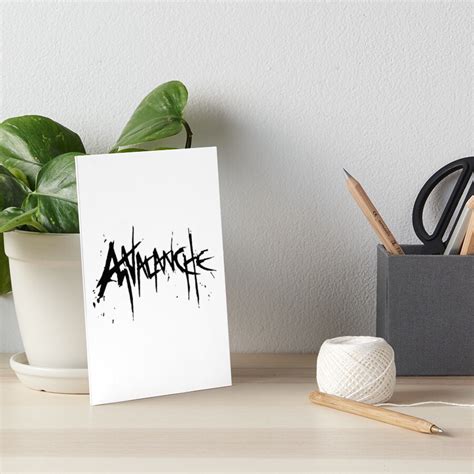 Final Fantasy® Vii Remake Avalanche Logo Black Art Board Print