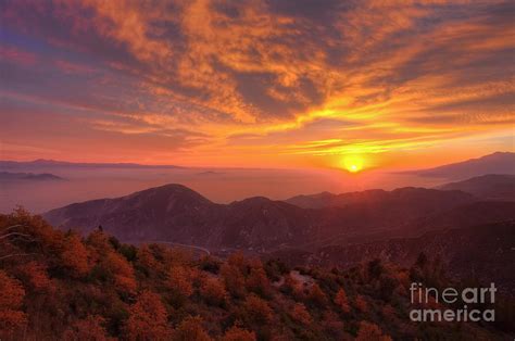 Mountain Sunset Photograph By Eddie Yerkish Fine Art America
