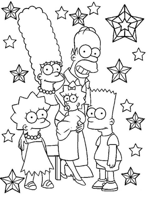 The Simpsons Coloring Pages Download And Print The Simpsons Coloring