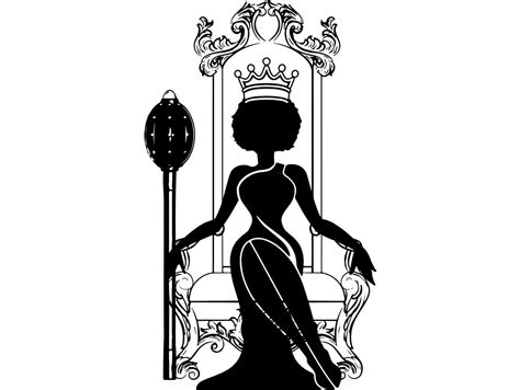 Queen Silhouette Vector At Collection Of Queen