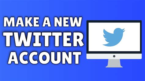 How To Make A Twitter Account Youtube
