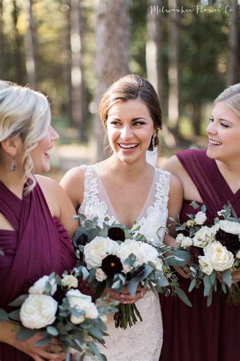 Designed Styled By Milwaukee Flower Co Bride Bridesmaid Bouquet