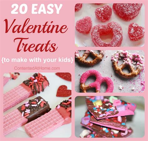 20 Easy Valentine Recipes for Kids | Contented at Home