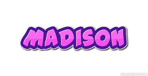 Madison Logo Herramienta De Diseño De Nombres Gratis De Flaming Text