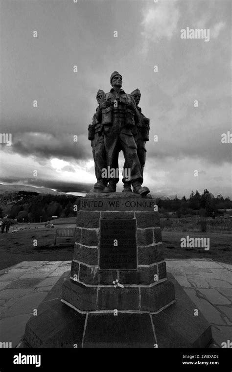 The Commando Memorial At Spean Bridge Near Fort William Scottish