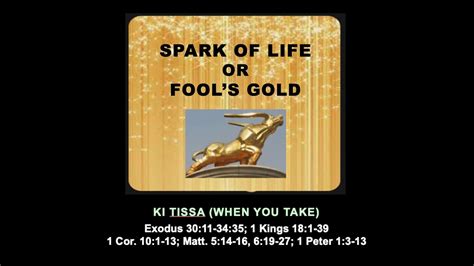 Ki Tissaspark Of Life Or Fools Gold Youtube