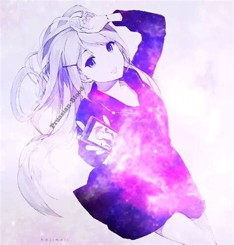 Galaxy Anime Girl Tumblr