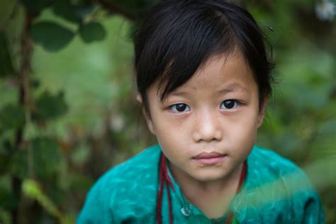 Vietnam Jeune Fille Ethnie Des Hmong Blanc Claude Gourlay Flickr