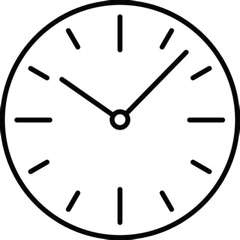 Clock Black And White Clipart Free Download On Clipartmag