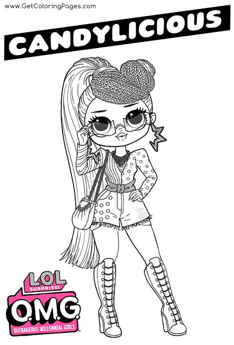 Lebensechte doll heiz zum kleinen preis hier bestellen. Candylicious LOL OMG Doll Coloring Pages - Get Coloring Pages