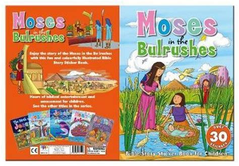 Bible Story Sticker Book For Children Moses In The Bulrushes Bible