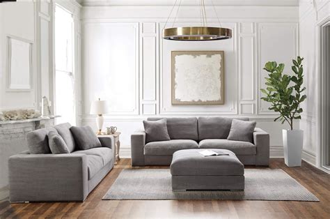 Acanva Luxury Classic Modern Corduroy Large Living Room