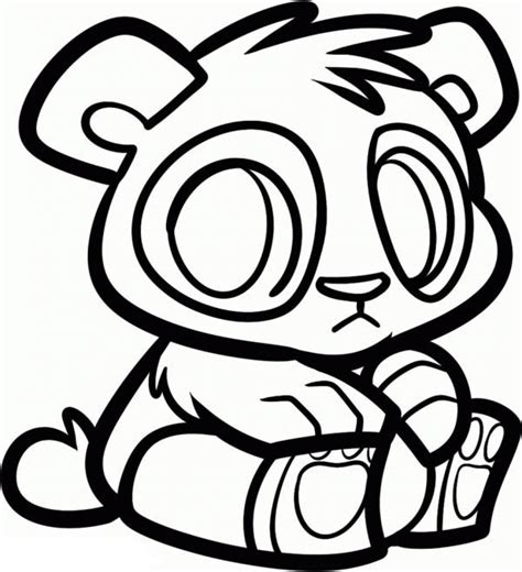 Red Panda Coloring Page Printable Coloring Pages Little Cute Red