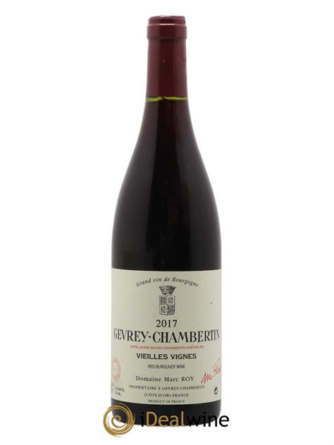 Acheter Gevrey Chambertin Vieilles Vignes Marc Roy 2017 Lot 5056