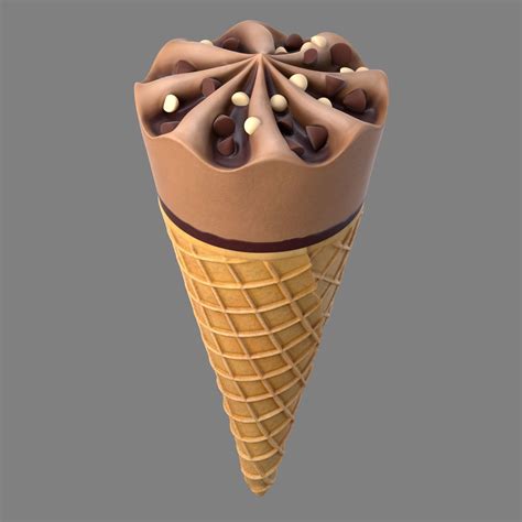 Ice Cream 3d Model Realtime Cgtrader