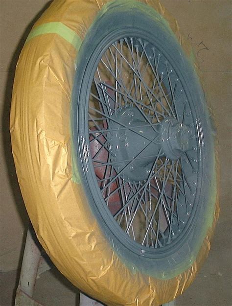 Houk Wire Wheel Restoration Painting