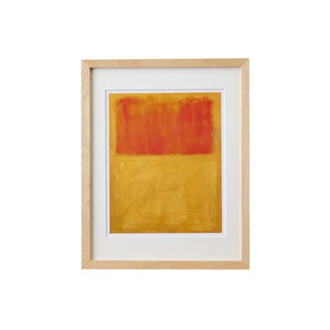 売買 アートフレーム Mark Rothko Orange And Tan 1954 マーク ロスコ 絵画 絵 壁掛け 壁飾り抽象画 アート