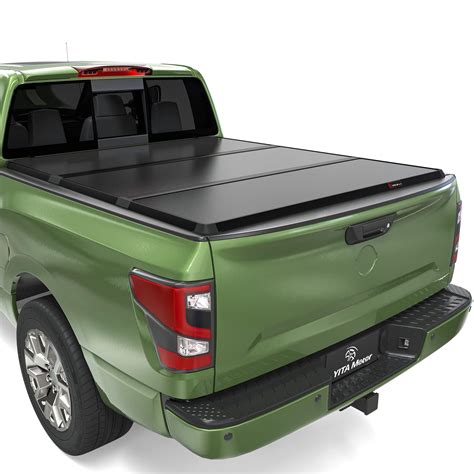 Yitamotor Hard Tri Fold Truck Bed Tonneau Cover Compatible With 2005